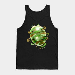 Camouflage Painted Easter Egg For Egg Hunt On Easter Tank Top